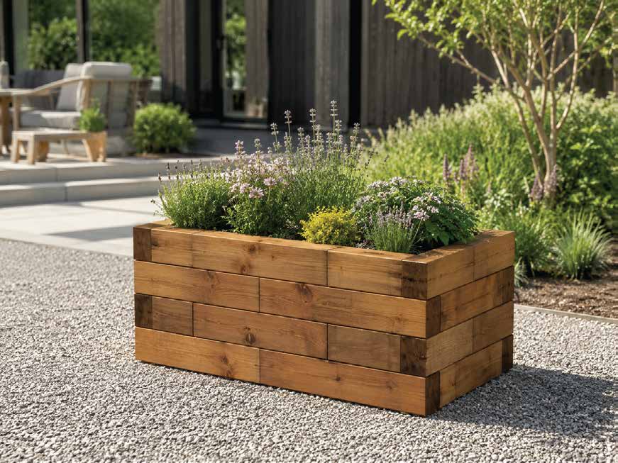 Medium garden setup