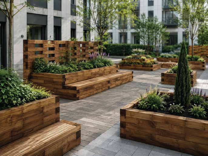 Large garden setup